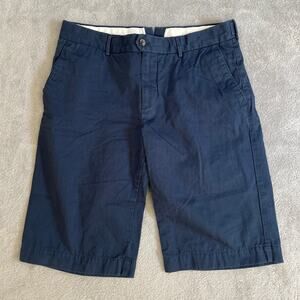 J Lindeberg Shorts Mens 32 Blue Linen Blend Golf Activewear Casual Classic